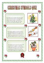 Christmas symbols quiz