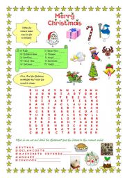 English Worksheet: Christmas vocabulary