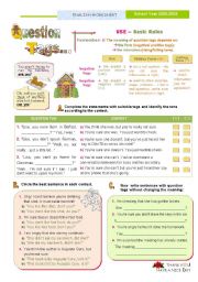 English Worksheet: QUESTION TAGS SET  --  PART III  -- USE: Basic rules