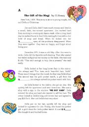 English Worksheet Gift Of The Magi Xmas Lesson Plan