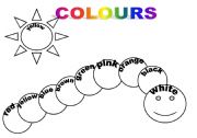 English Worksheet: colours