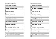 English worksheet: has got