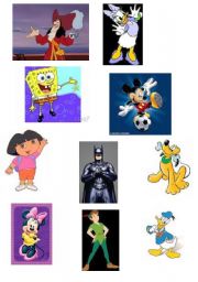 English Worksheet: children heroes