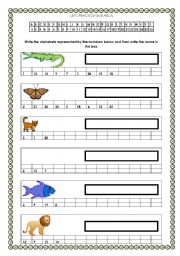 Writing Activity for Practicing ABCs
