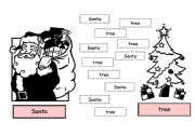 English Worksheet: Christmas for young learners