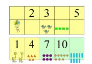 English worksheet: Number Match Game