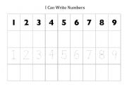 English Worksheet: Writing Numbers Activity