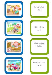 English Worksheet: Memory card game (1/5)