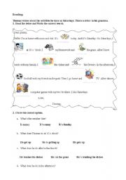 English Worksheet: present simple