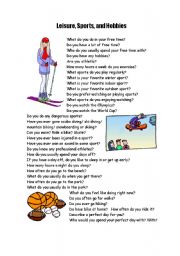 English Worksheet: ROLE PLAY SPORTS
