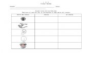 English Worksheet: The senses