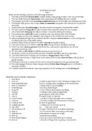 English Worksheet: Business idioms 