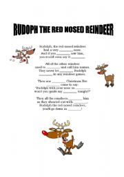English Worksheet: Rudolph