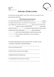 English worksheet: passive quiz
