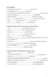 English Worksheet: Grammar revision