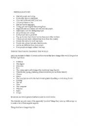 English Worksheet: Conversation topics