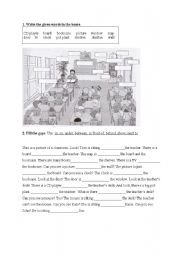 classroom/ prepositions