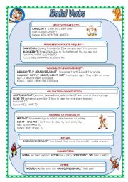 English Worksheet: Modal verbs