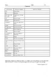 English worksheet: Texting classwork