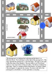 English Worksheet: the map