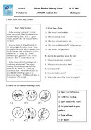 English Worksheet: ANIMALS AND SIMPLE PRESENT TENSE