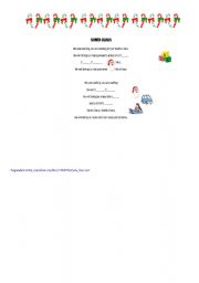 English Worksheet: Santa Claus song