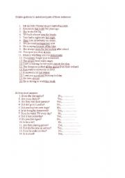English Worksheet: WH-questions & short answers