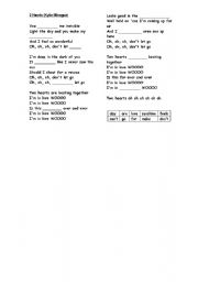 English worksheet: Two hearts-Kylie Minogue (Valentines Day)