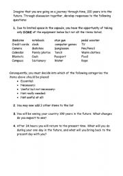 English worksheet: Communication