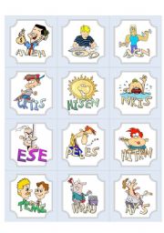 Irregular Verbs Flash Cards 6