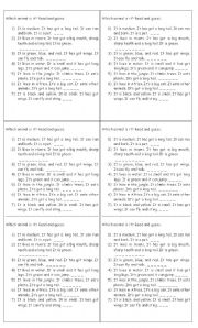 English Worksheet: Riddles