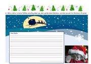 English Worksheet: Xmas the Cat - Part 2