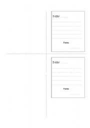 English Worksheet: christmas cards inside