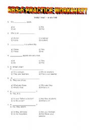 English Worksheet: YEAR 6 SBS WORKSHEET 3