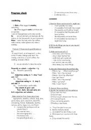 English worksheet: test quiz