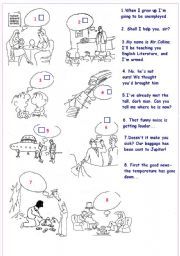English Worksheet: match the pictures and the words