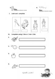 English worksheet: Englsih test 2 of 2