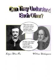 English Worksheet: Can They  Understand Each Other?