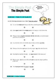 English worksheet: Simple past