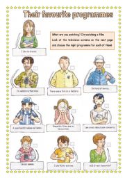 English Worksheet: Tv programme