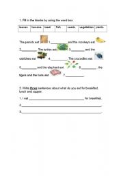 English worksheet: teach how to write sentence