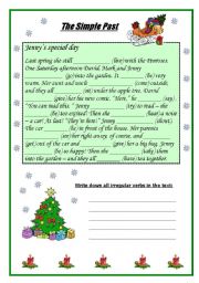 English Worksheet: Simple Past