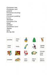 English worksheet: Christmas worksheet