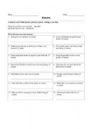 English Worksheet: Pronouns