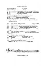 English Worksheet: Neednt/Mustnt
