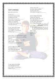 English Worksheet: John Lennon 