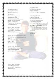 English worksheet: John Lennon 