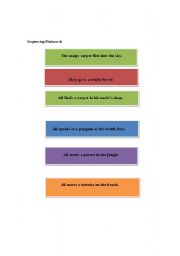 English Worksheet: story writing 