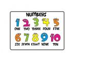 English Worksheet: numbers  1 to 10