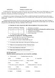English Worksheet: worksheet